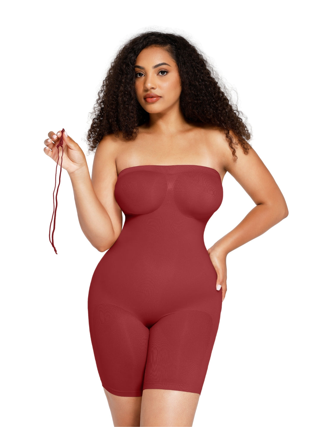 Strapless Sculpting Shapewear Bodysuit - HeyShape